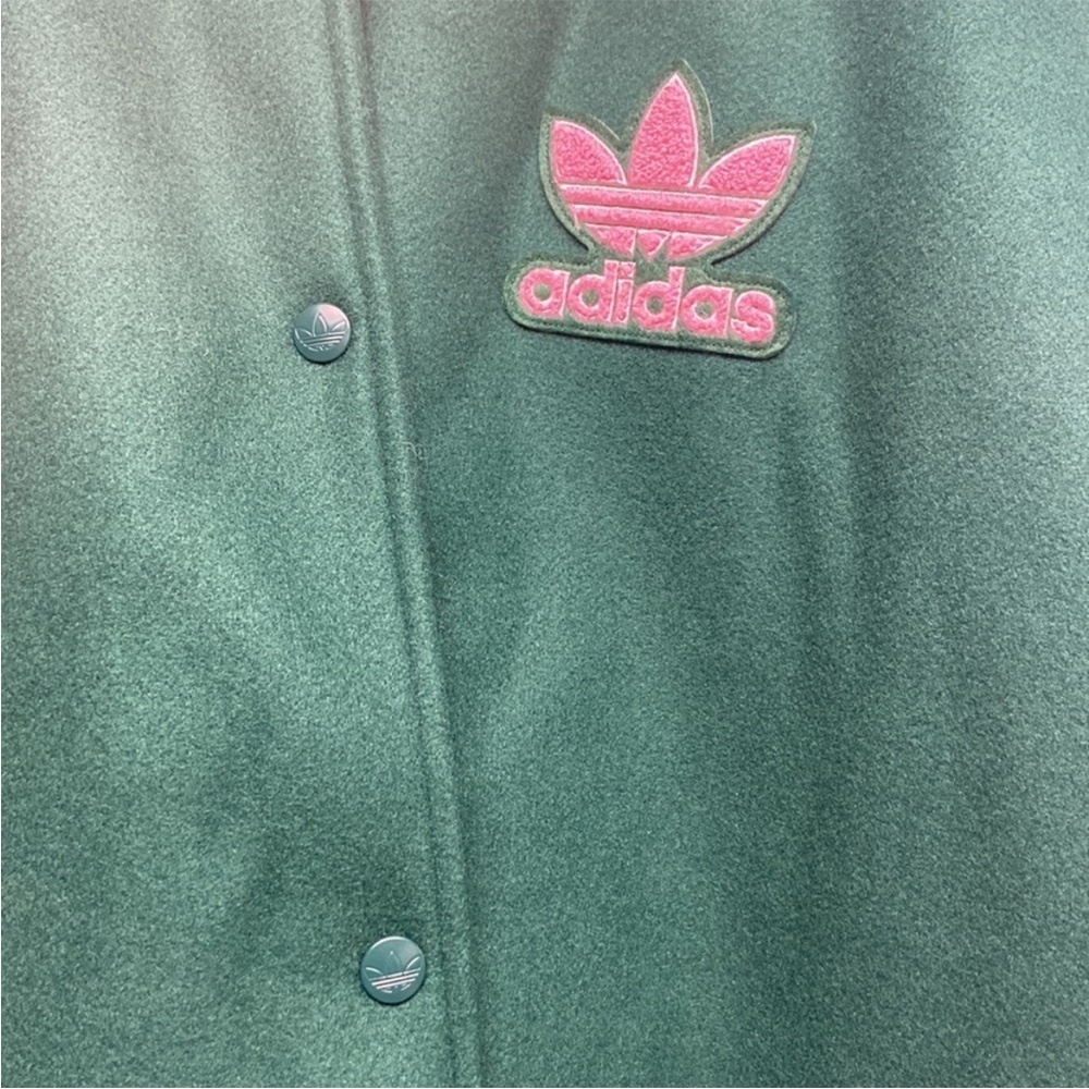 NWT Adidas VRCT Jacket Green Three stripe S - Picture 8 of 12